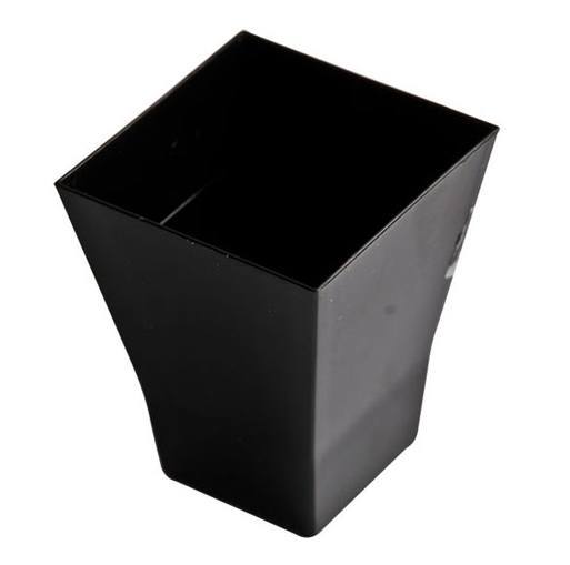 Vasito negro (4.5 x 5.5 cm) (24 pzas) - Alkila Shop - 2