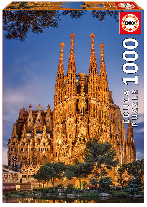 Rompecabezas 1000 Piezas Sagrada Familia Barcelona Educa
