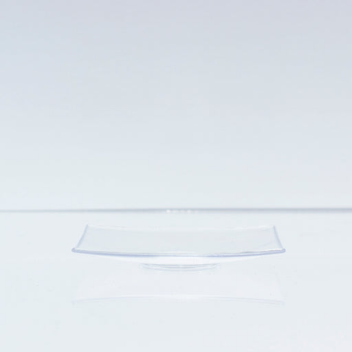 Platito Cóncavo Transparente (6.5x6.5cm) (20 pzas)