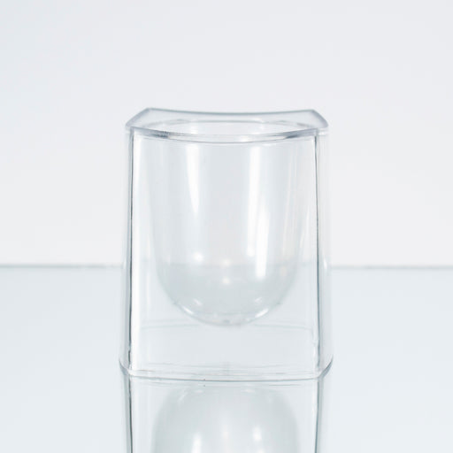Vaso Doble Transparente (5x5cm) (20 pzas)