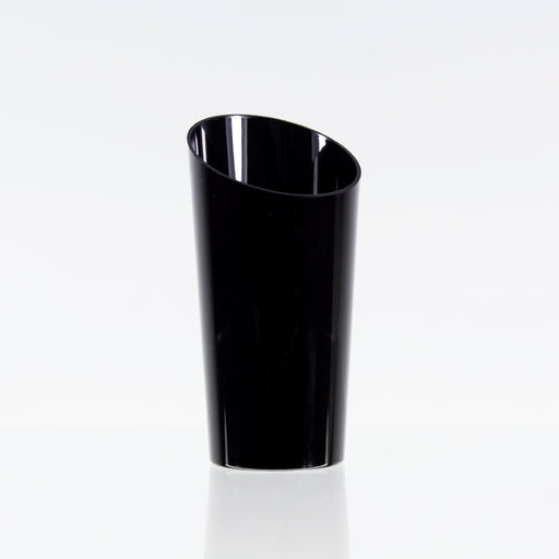 Mini Vaso Trunco Negro (4.5x9cm) (20 pzas)