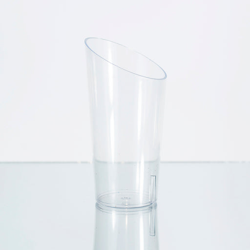 Mini Vaso Trunco Transparente (4.5x9cm) (20 pzas)