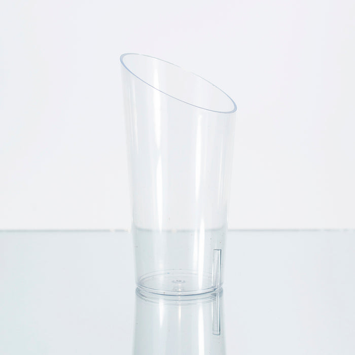 Mini Vaso Trunco Transparente (4.5x9cm) (20 pzas)