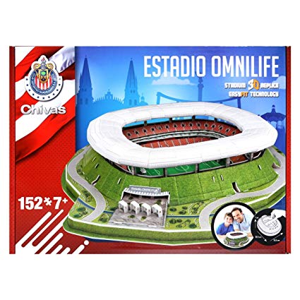Rompecabezas 3d Estadio Omnilife Chivas México Gdl Nanostad