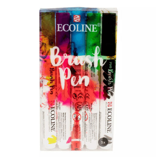 Set Marcadores De Colores Ecoline Brush Pen Rodin 