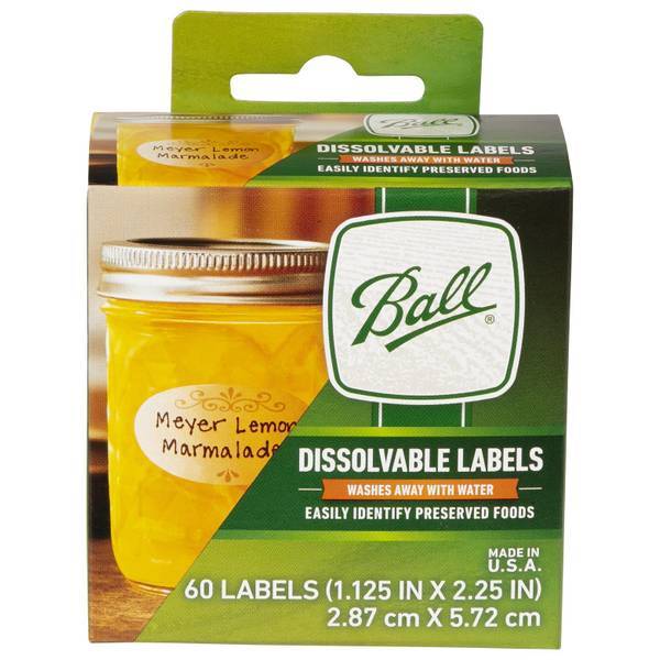 Etiquetas Disolventes Ball Para Mason Jars - Coveme Ball Accesorios Para Mason Jars