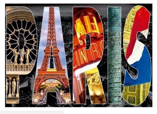 Rompecabezas 1000 Piezas Collage Paris Francia Educa