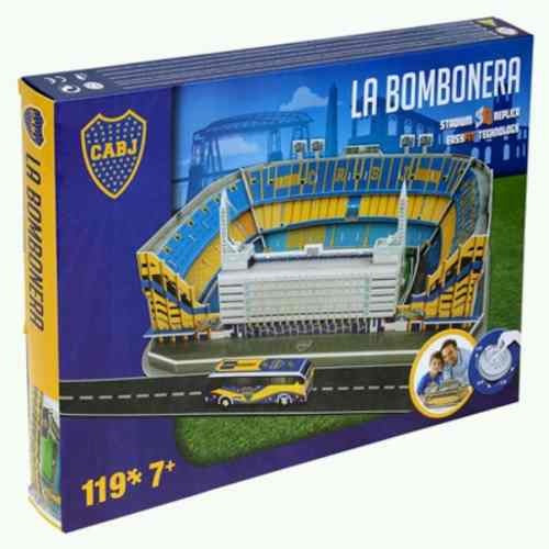 Rompecabezas 3d Estadio La Bombonera C A Boca Jr 119pz
