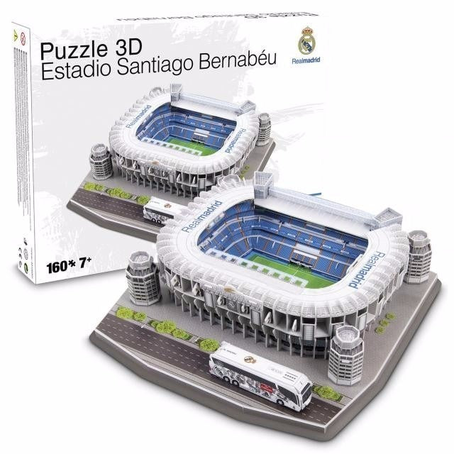 Rompecabezas 3d Estadio Santiago Bernabeu Real Madrid Nanost